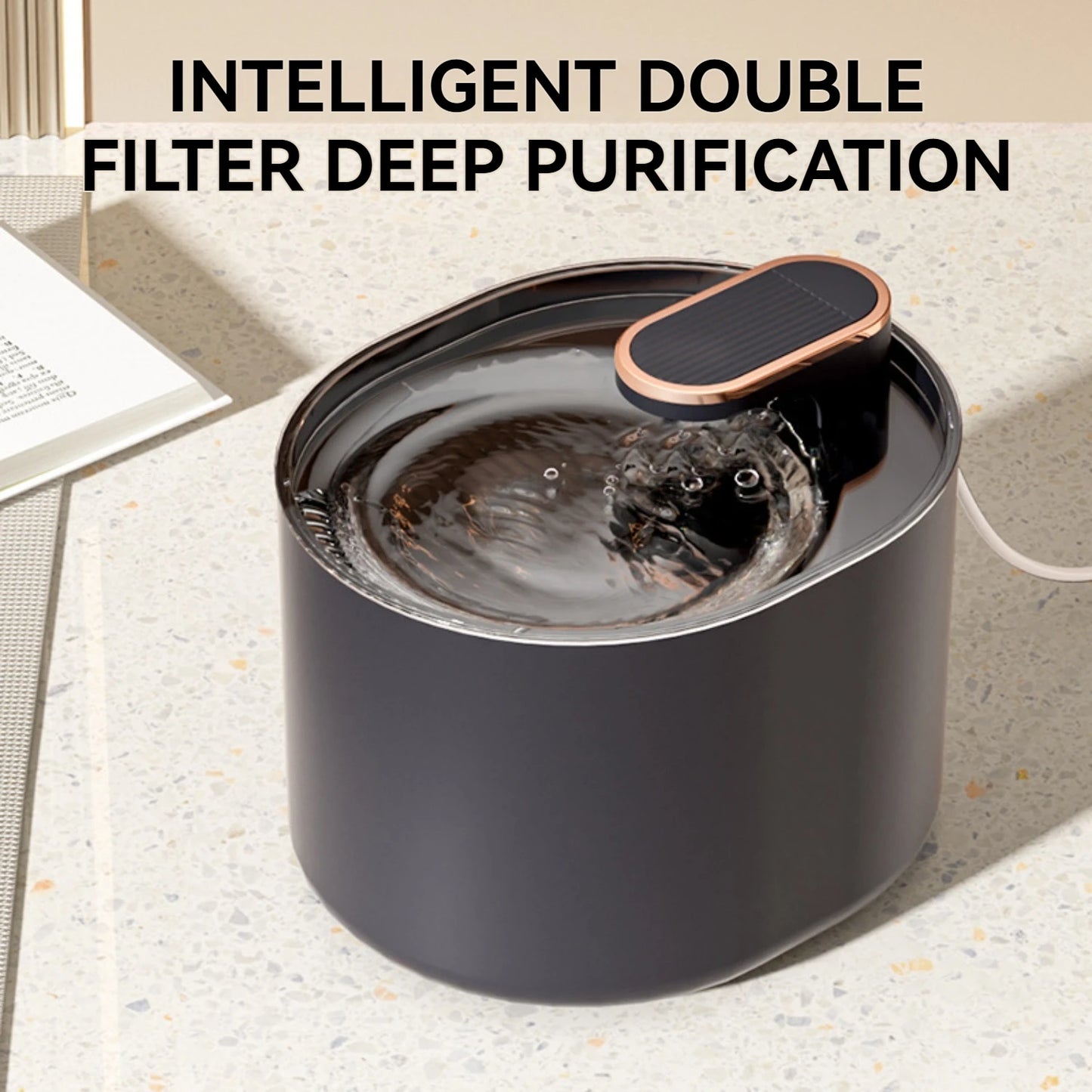 Automatic Pet Fountain Water Dispenser For Cats And Dogs