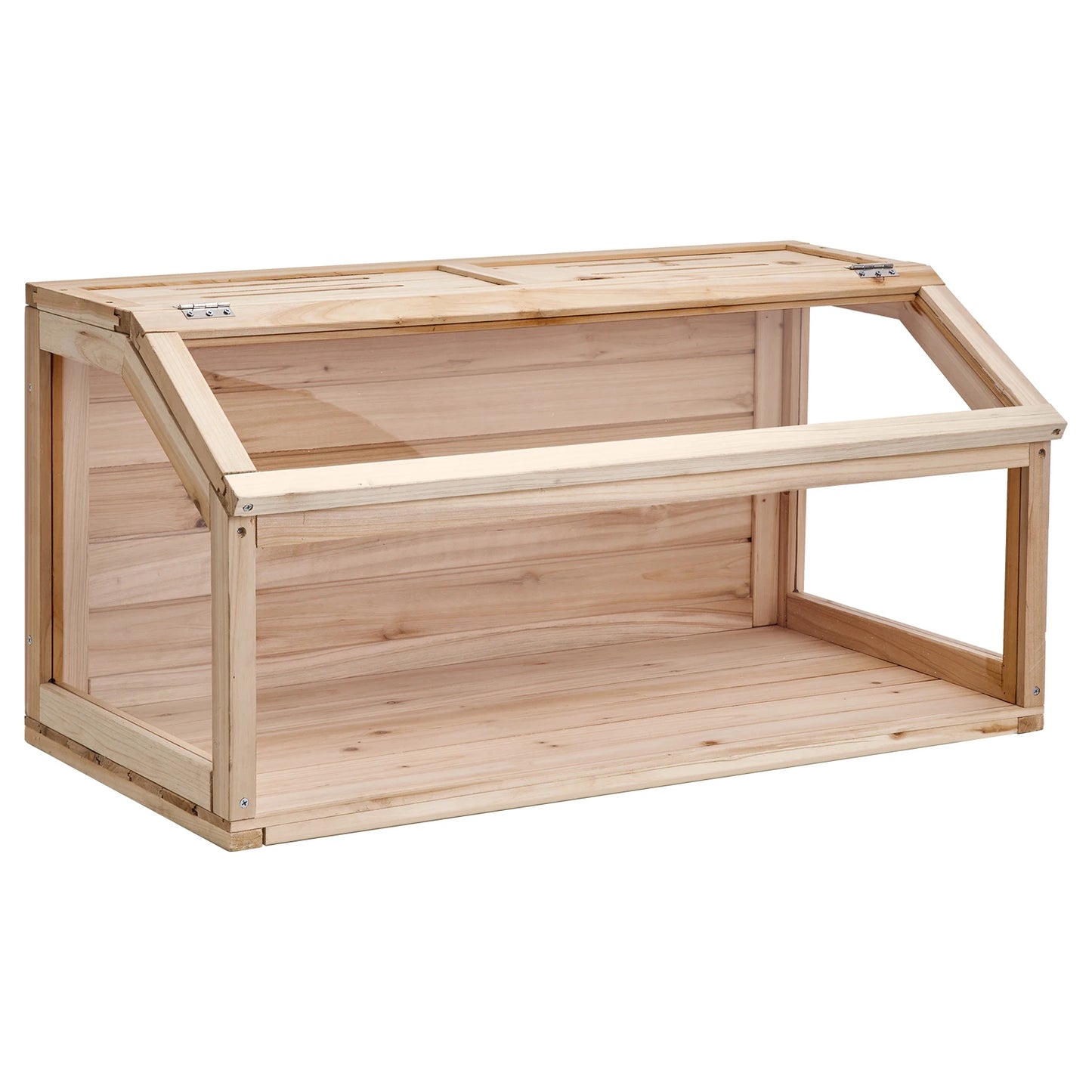 Wooden Hamster Cage Habitat With Clear Openable Top