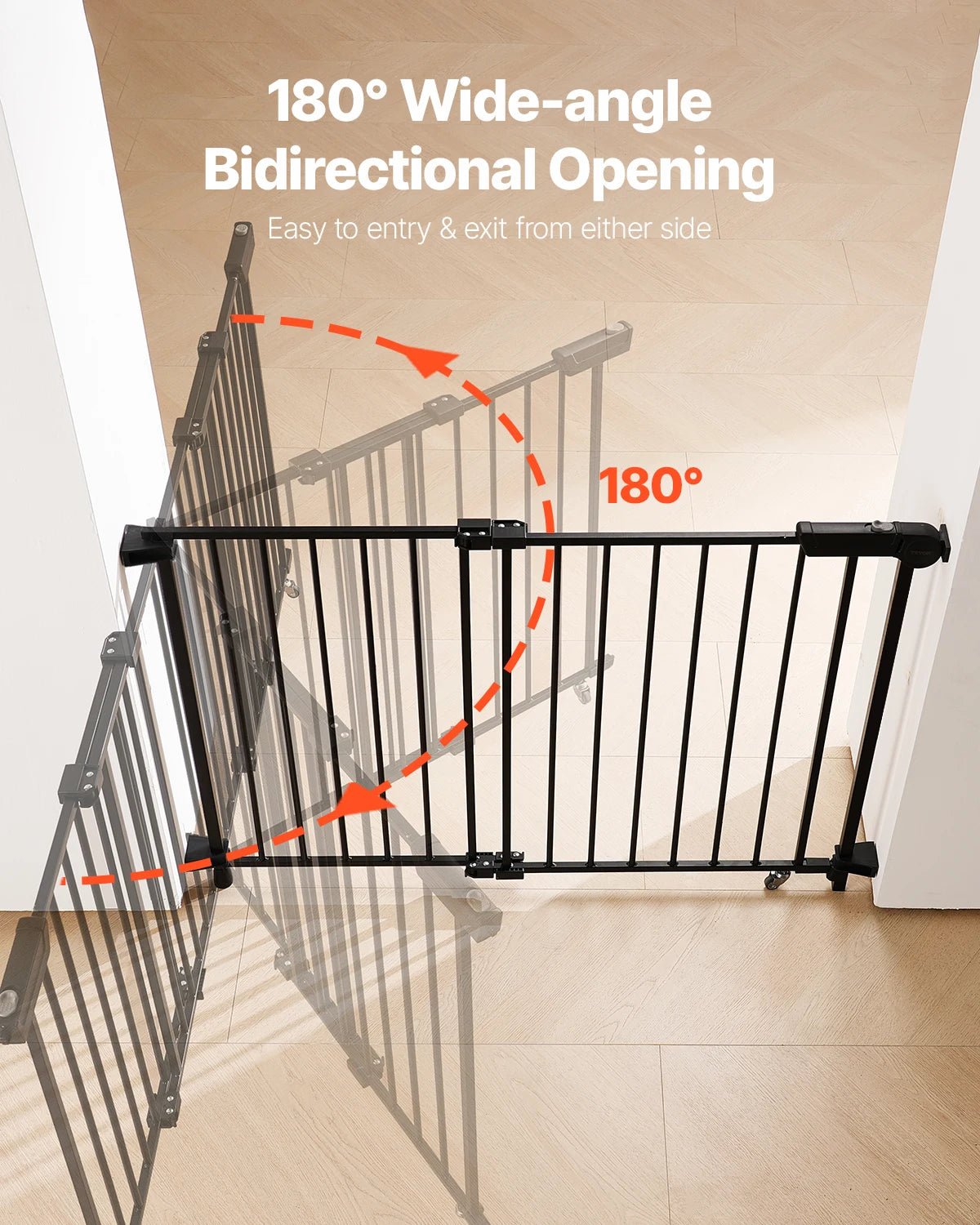 SucceBuy Adjustable Baby Gate for Pets and Children