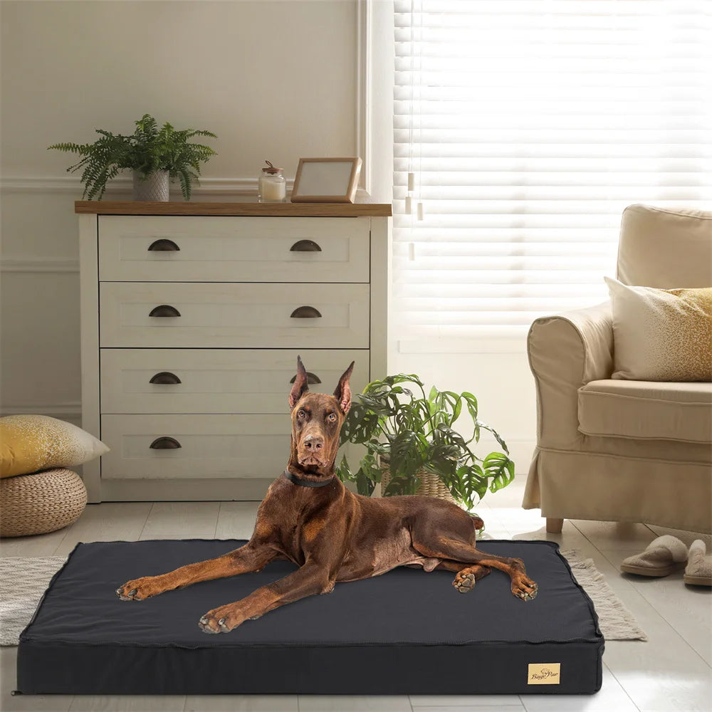 BORWARTCN Orthopaedic Dog Bed Waterproof Cushion 2 In 1 Mattress