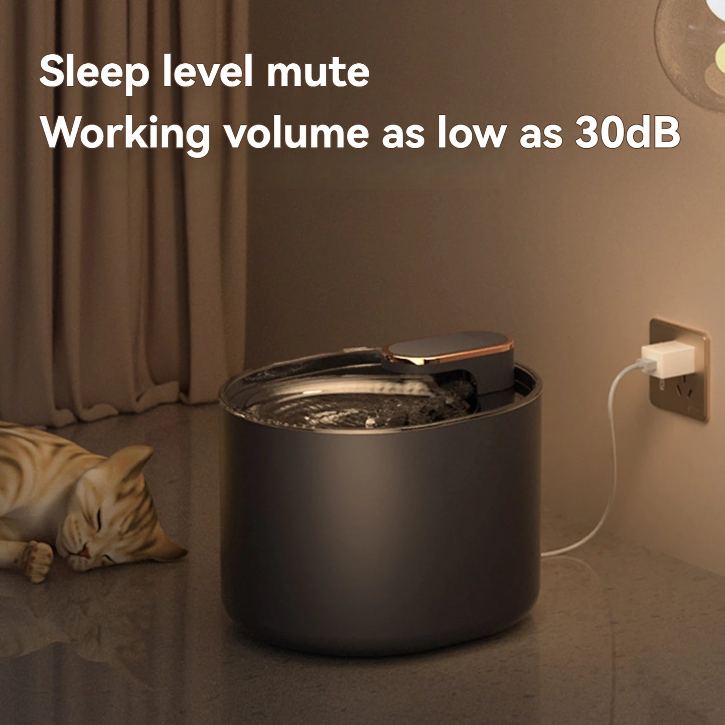 Automatic Pet Fountain Water Dispenser For Cats And Dogs