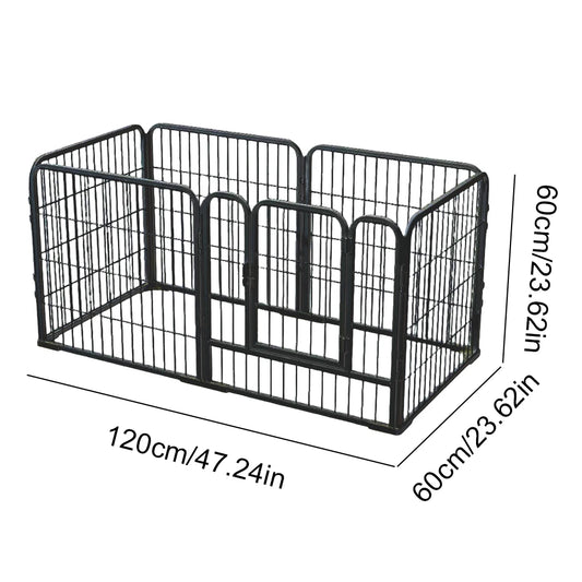 APWIKOGER Heavy Duty Dog Playpen 6 Panels Portable Exercise Fence