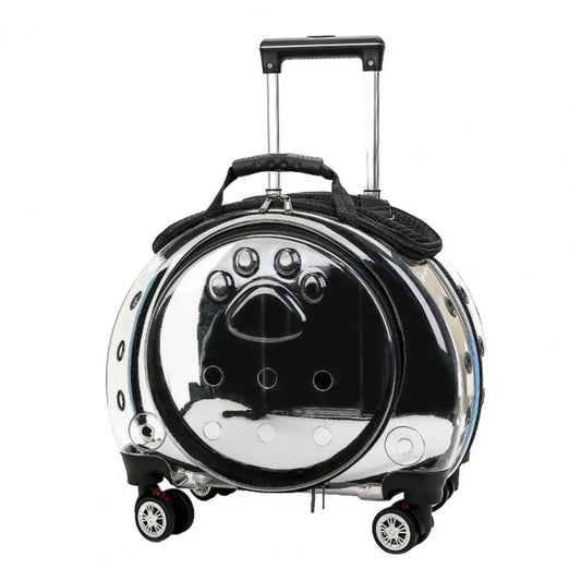 Pet Trolley Case With Clear Ventilation For Cats And Dogs