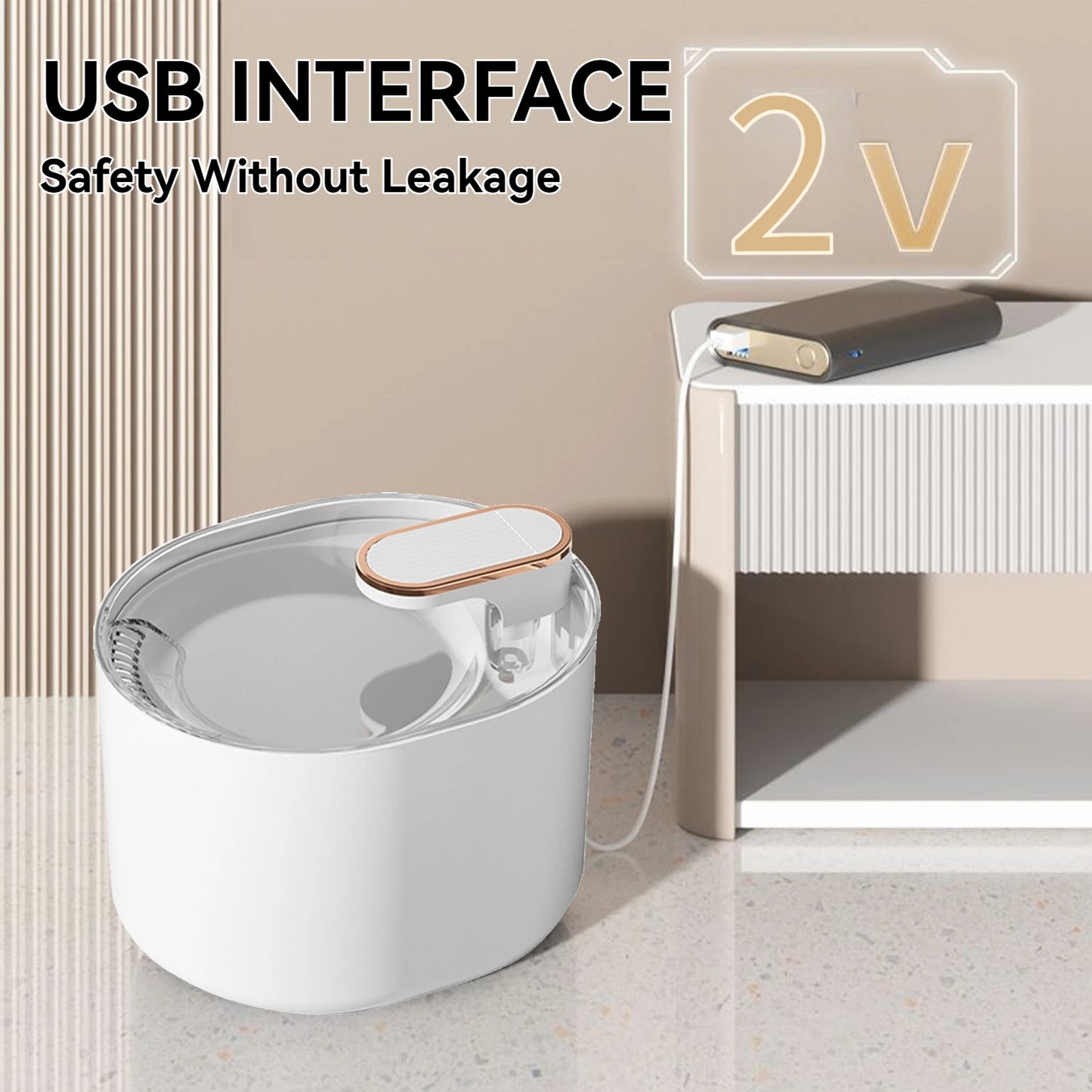 Automatic Pet Fountain Water Dispenser For Cats And Dogs