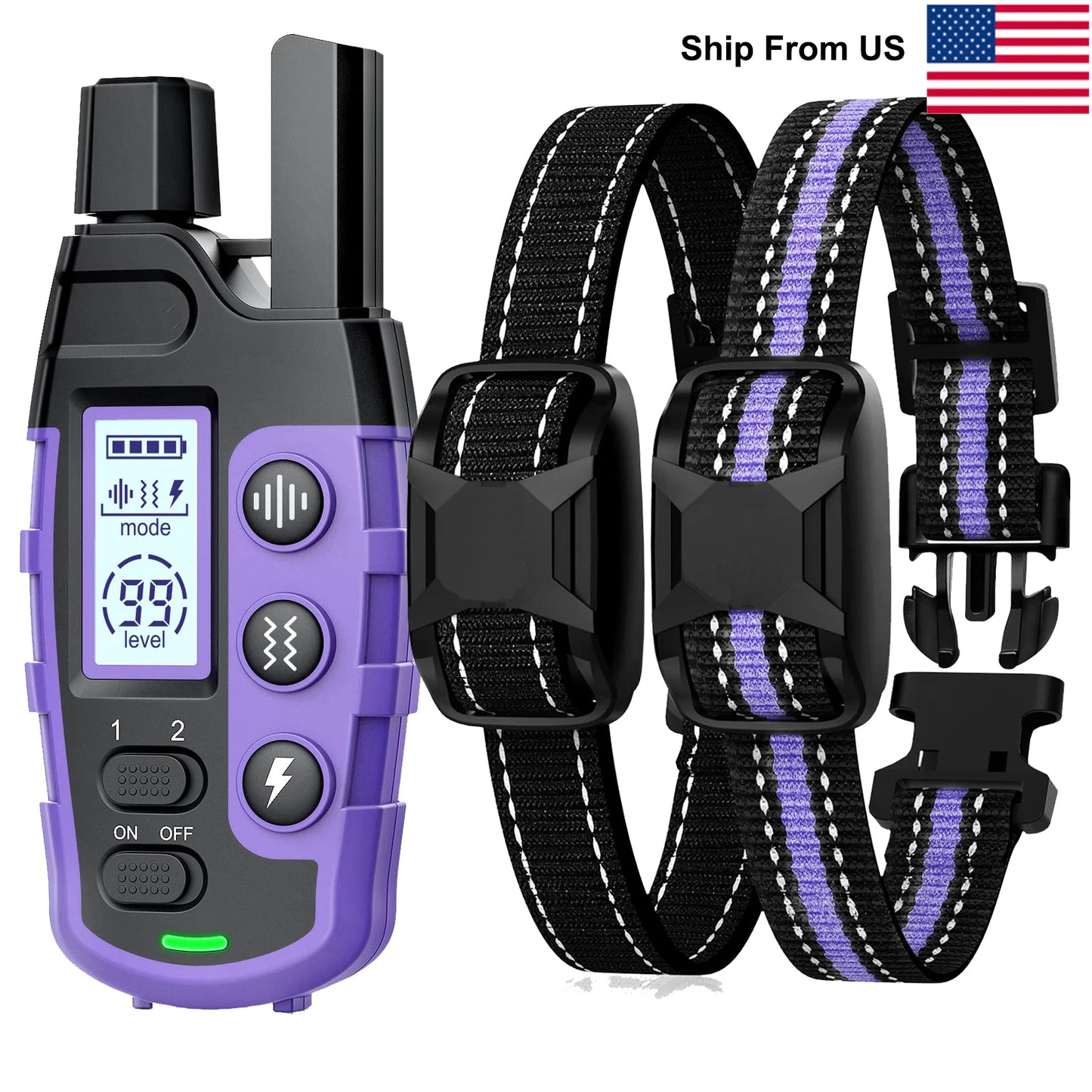 WXRPETH Electric Dog Training Collar Remote Control Waterproof