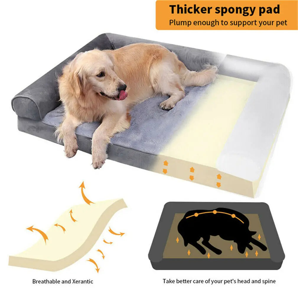 BINGOPAWCN Orthopedic Dog Bed Mattress With Removable Cover