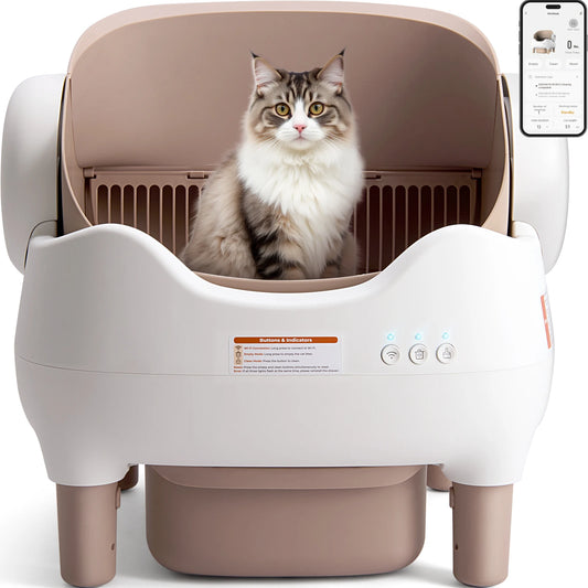 Lunapurr Automatic Self Cleaning Cat Litter Box With App Control
